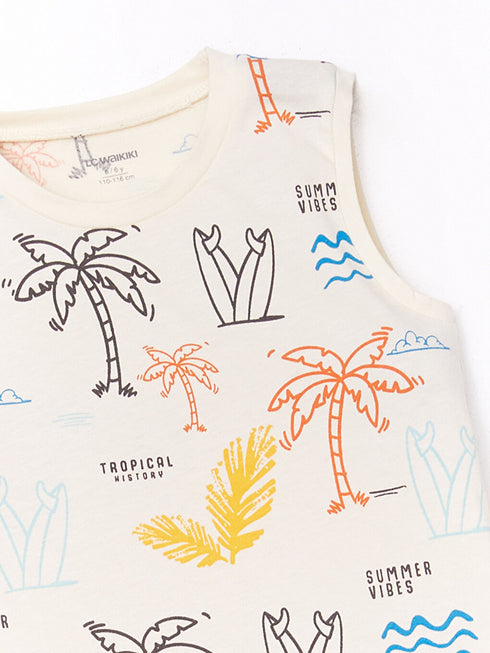 LC WAIKIKI Crew Neck Printed Boy Athlete