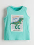 LC WAIKIKI Dinosaur Printed Boys' Tank Top