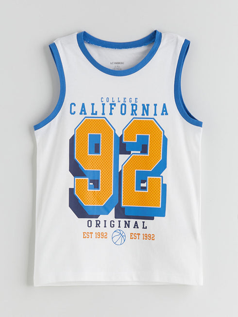 LC Waikiki Boys Ecru Tank Top