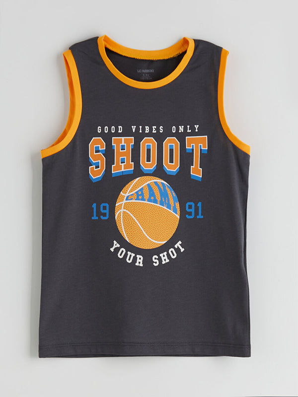 LC Waikiki Printed Boys' Tank Top