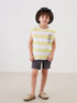 LC WAIKIKI Crew Neck Striped Printed Boys' Tank Top