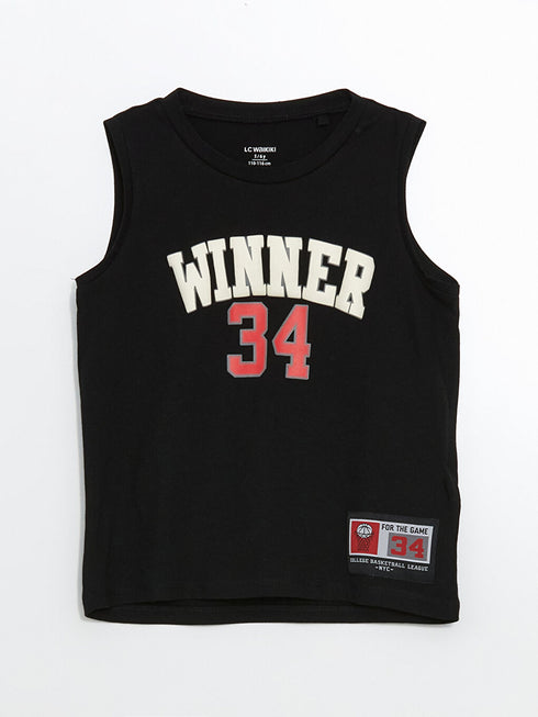 LC WAIKIKI Crew Neck Printed Boys' Vest