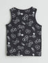 LC Waikiki Printed Boys' Tank Top GREY