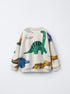 ZARA DINOSAUR PRINT SWEATSHIRT
