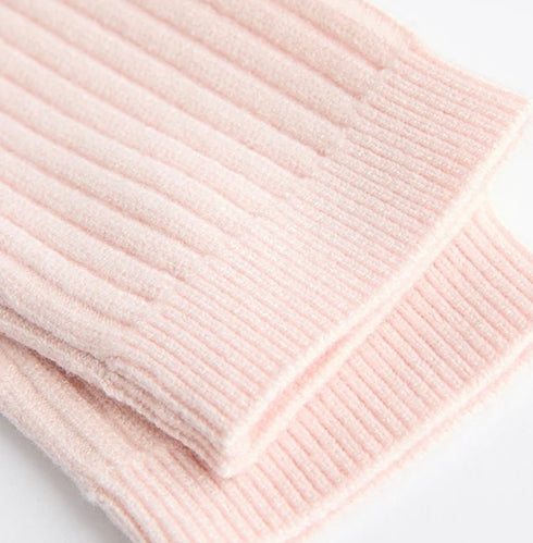 Pink Knitted Baby Jumper & Leggings Set
