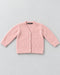 Next Girls Soft Fuzzy Knit Button-Up Cardigan – Pastel Pink