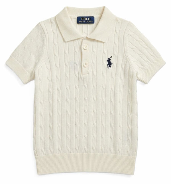 Ralph Lauren Kids Knitted Polo Shirt | Small Pony Logo Boys Top