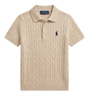 Ralph Lauren Kids Knitted Polo Shirt | Small Pony Logo Boys Top