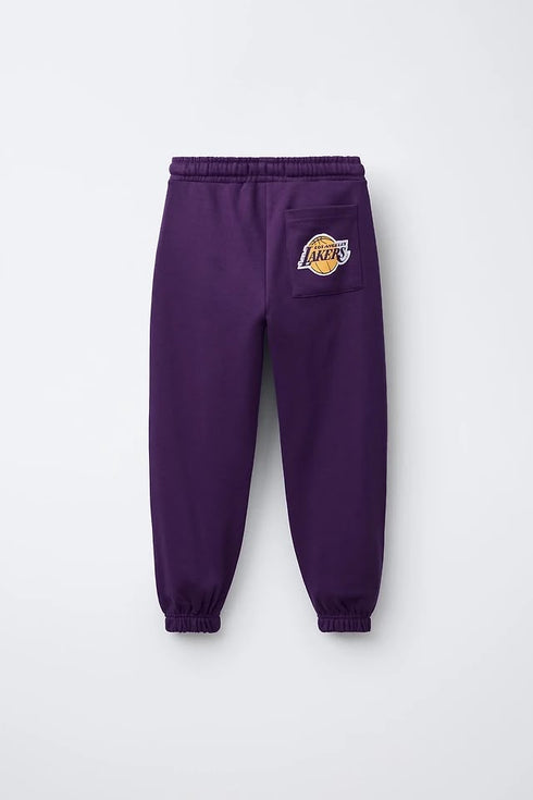Zara Kids Purple Los Angeles Lakers Graphic Hoodie
