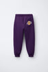 Zara Kids Purple Los Angeles Lakers Graphic Hoodie