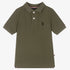 U.S. Polo Assn. Boys Green Cotton Polo Shirt