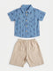 Mickey Mouse Print Casual Two-Piece Set (Boys)